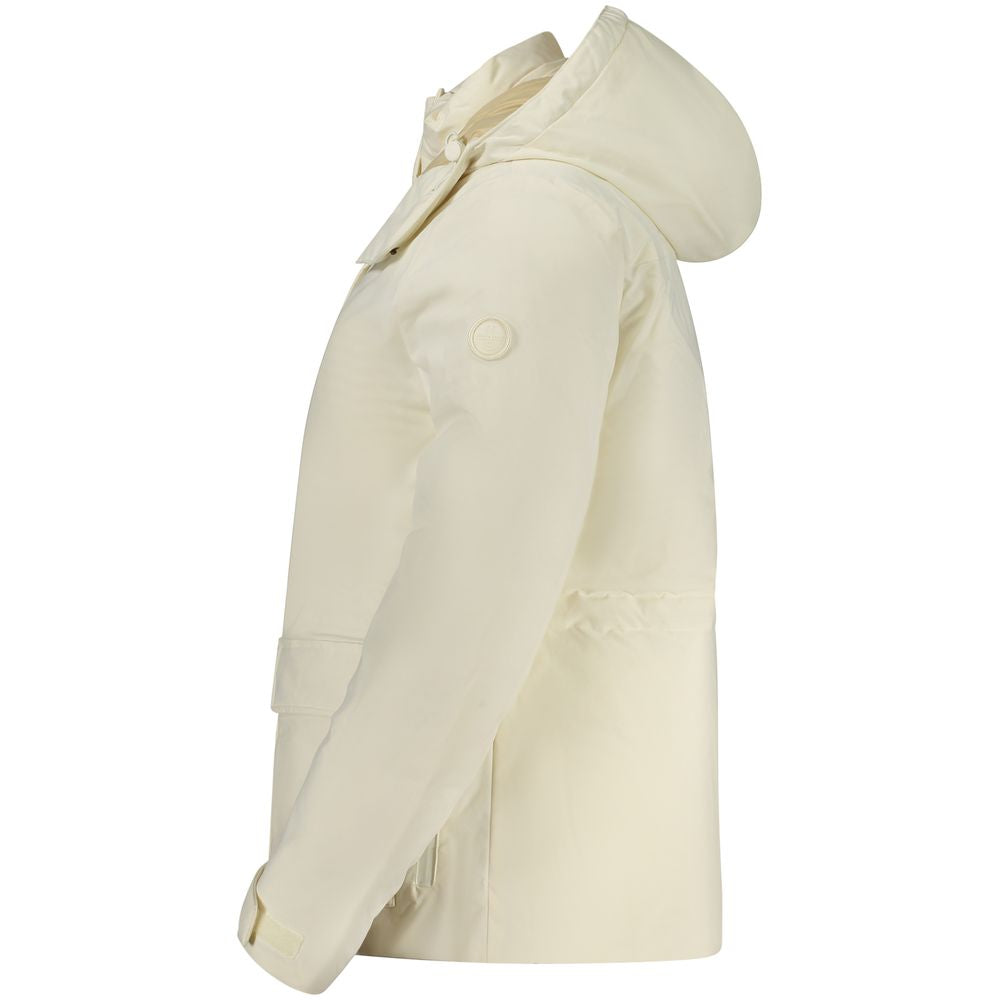 North Sails White Polyester Women Parka Jacket