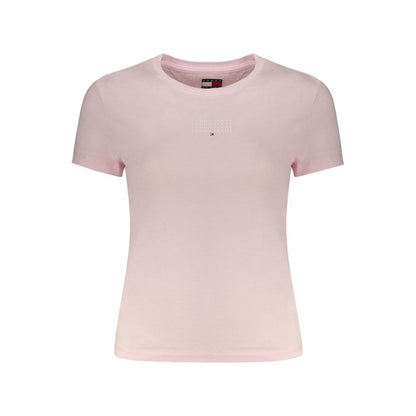 Tommy Hilfiger Rosa Cotton Women T-Shirt