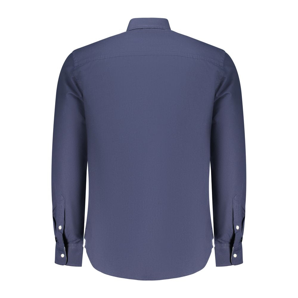 North Sails Blu Cotton Men Shirt