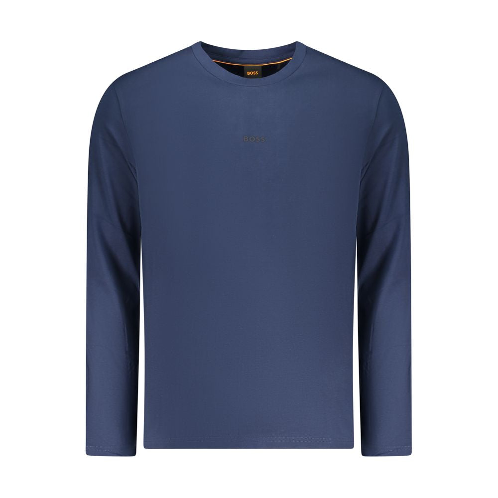 Hugo Boss Blue Organic Cotton Men T-Shirt