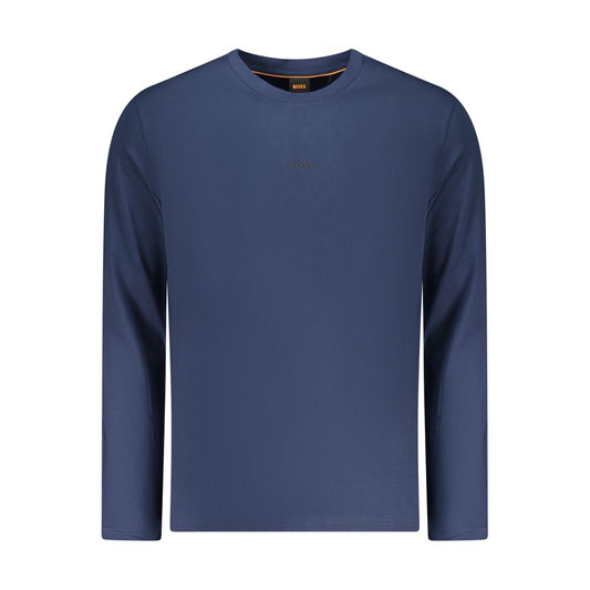 Hugo Boss Blue Organic Cotton Men T-Shirt