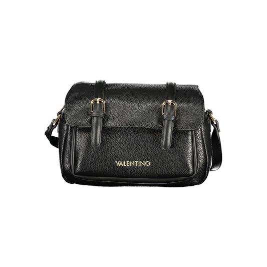 Mario Valentino Black Polyurethane Women Shoulder Bag - Skuldertasker