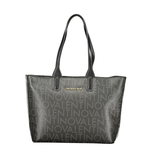 Mario Valentino Nero Polyurethane Women Handbag - Håndtasker