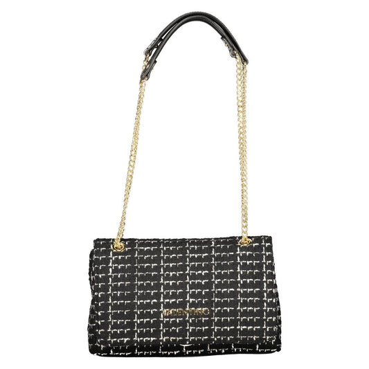Mario Valentino Nero Polyurethane Women Shoulder Bag - Skuldertasker