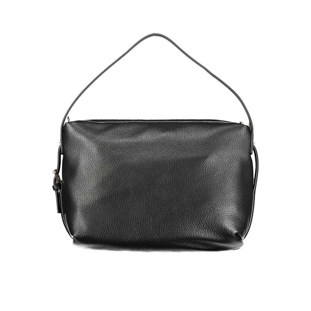 Mario Valentino Black Polyurethane Women's Shoulder Bag