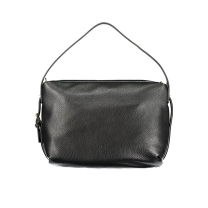 Mario Valentino Black Polyurethane Women's Shoulder Bag