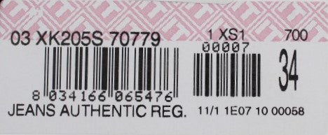 Acht Blue Cotton Regular Straight Fit Jeans