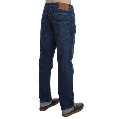 Acht Chic Baggy Loose Fit Blue Jeans for Men