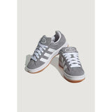 Adidas Gray Leather Sneakers-Modeoutlet