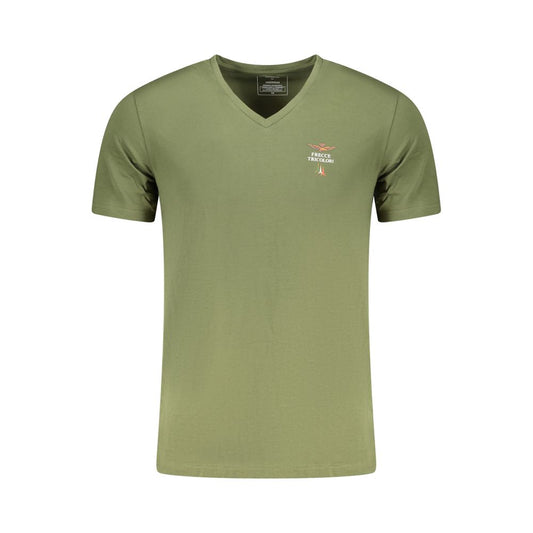Aeronautica Militare Verde Cotton Men's T-Shirt