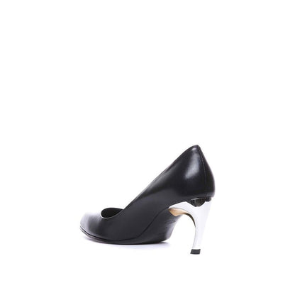 Alexander McQueen Black Lambskin High Heel Pumps