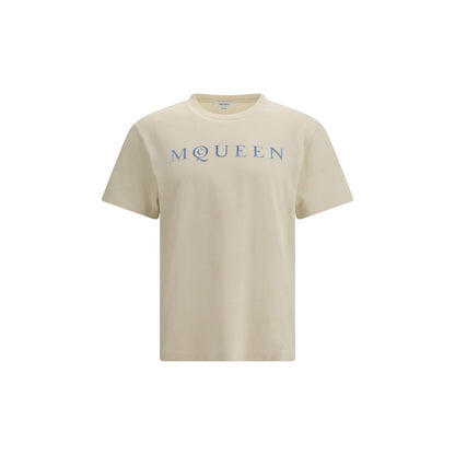 Alexander McQueen Cream Cotton T-Shirt