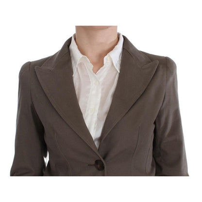 BENCIVENGA Beige Wool Cotton Suit