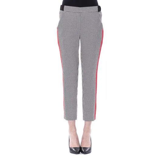 BYBLOS Black Viscose Women Pant