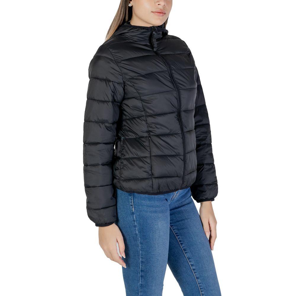 B.Young Black Nylon Jackets & Coat-Modeoutlet