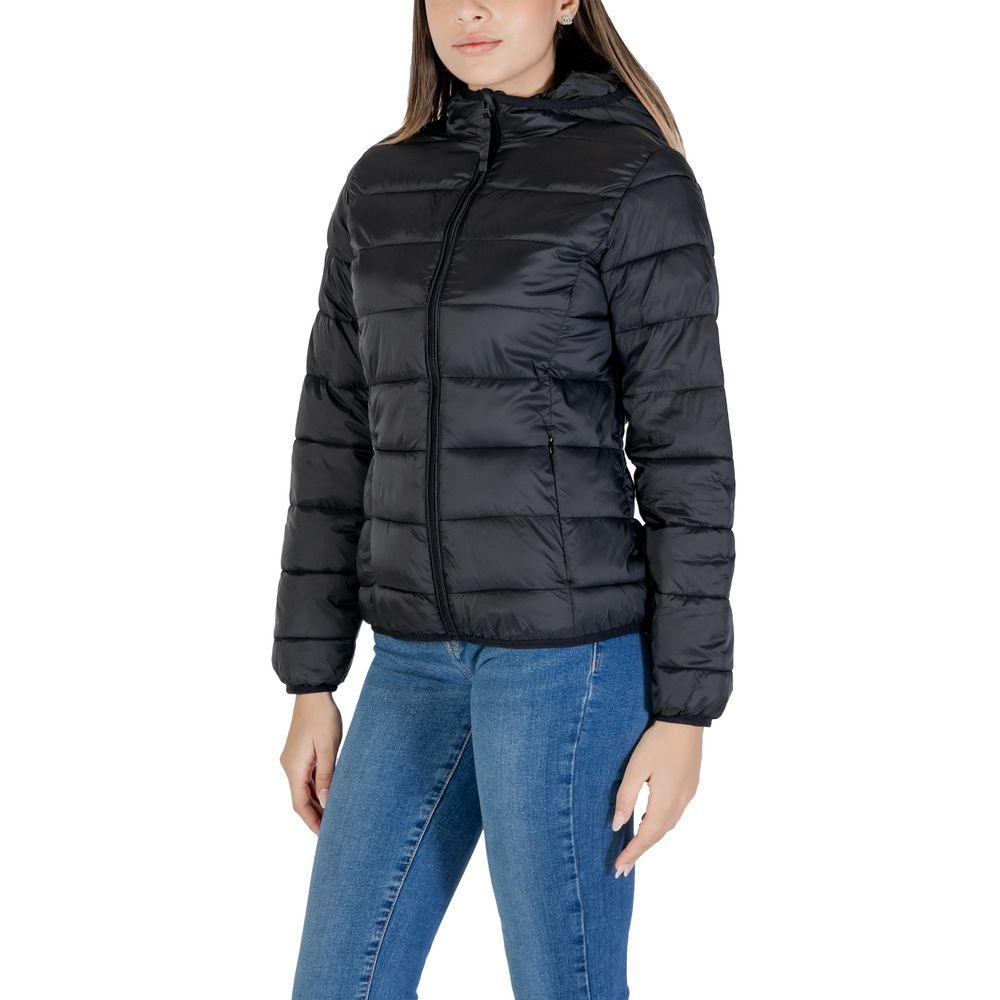 B.Young Black Nylon Jackets & Coat-Modeoutlet