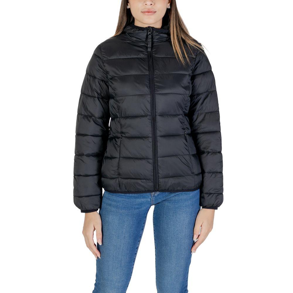 B.Young Black Nylon Jackets & Coat-Modeoutlet