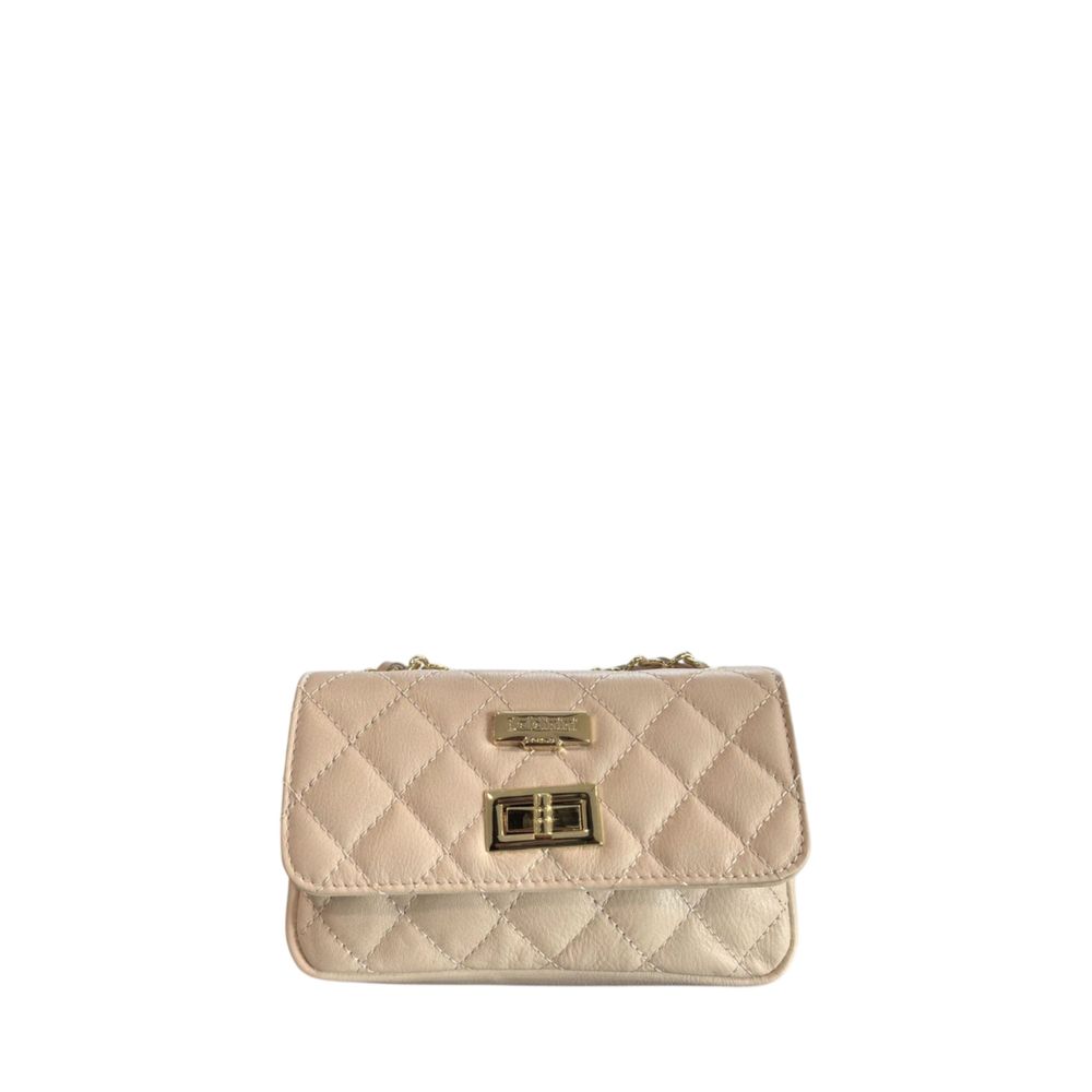 Baldinini Trend Beige Leather Women Bag