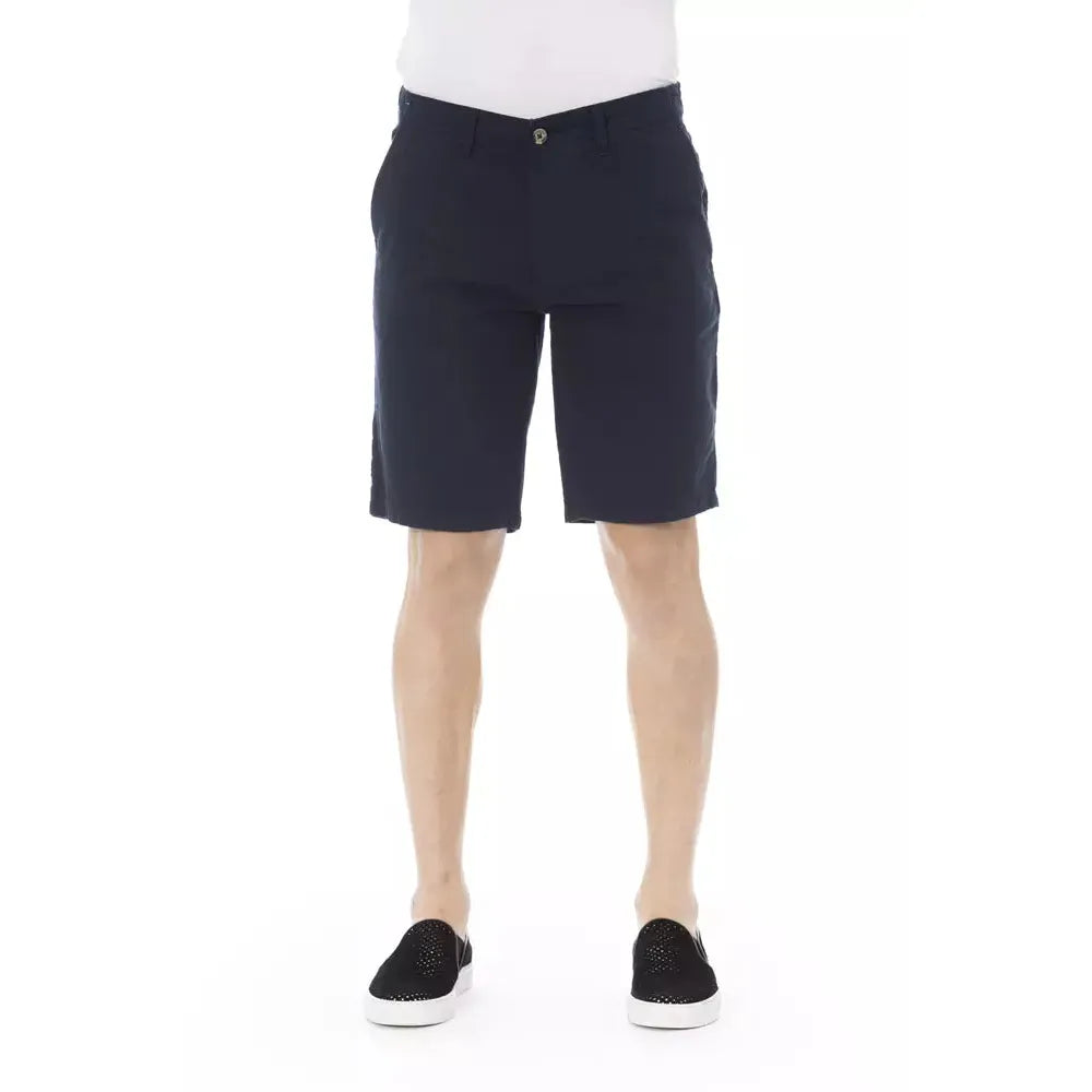 Baldinini Trend Blue Cotton Men's Bermuda Short