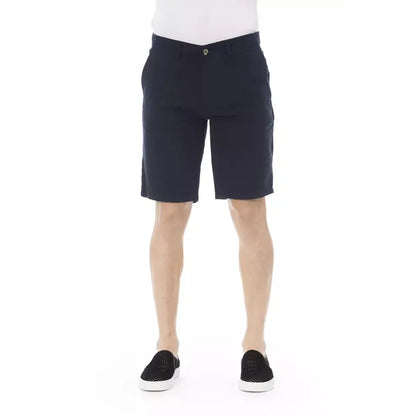 Baldinini Trend Blue Cotton Men's Bermuda Short