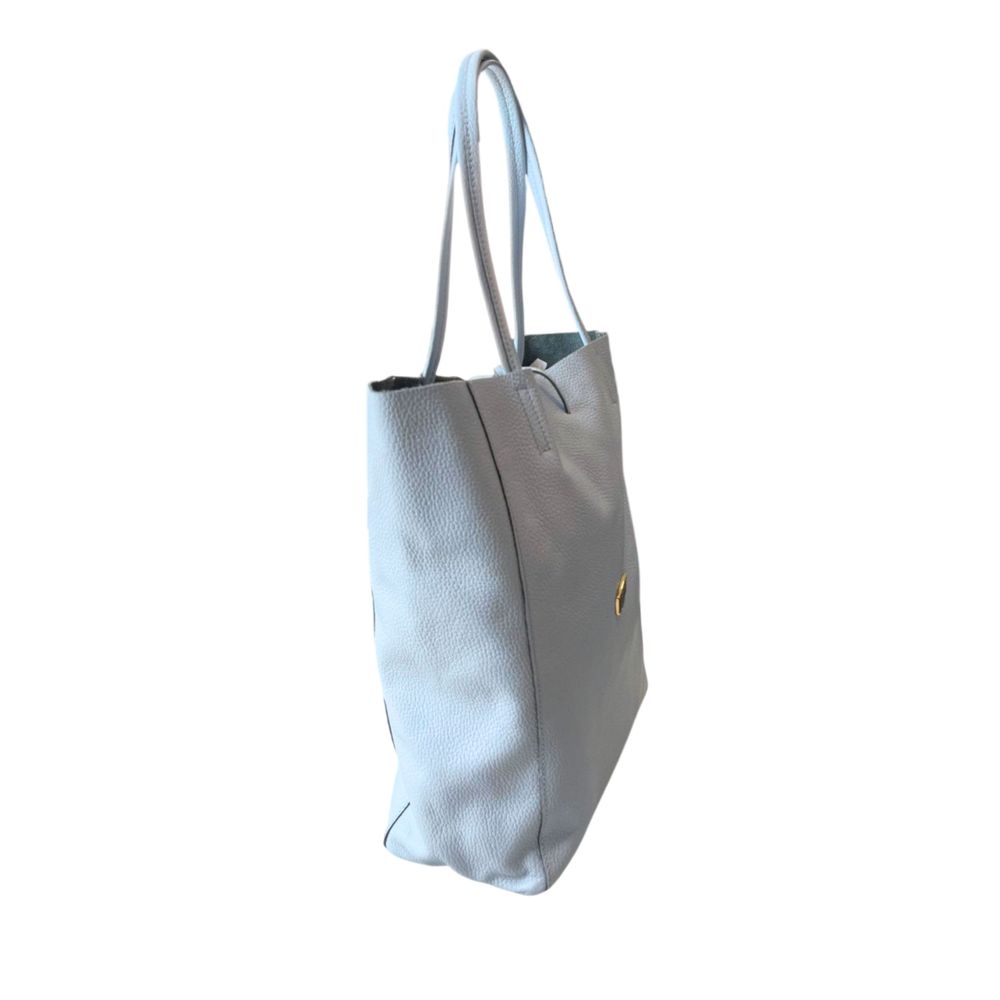 Baldinini Trend Blue Leather Women Bag