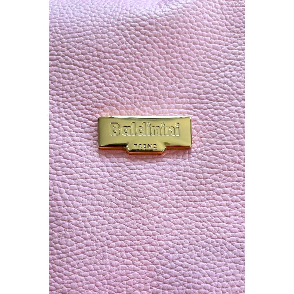 Baldinini Trend Pink Leather Women Bag