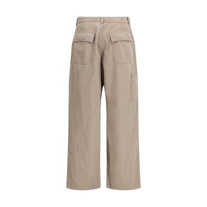 Balenciaga Beige Cotton Casual Pants