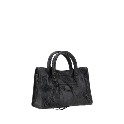Balenciaga Black Calf Leather Bos Taurus Shoulder Bag