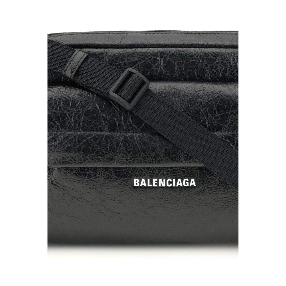Balenciaga Black Lamb Ovis Aries Aries Shoulder Bag