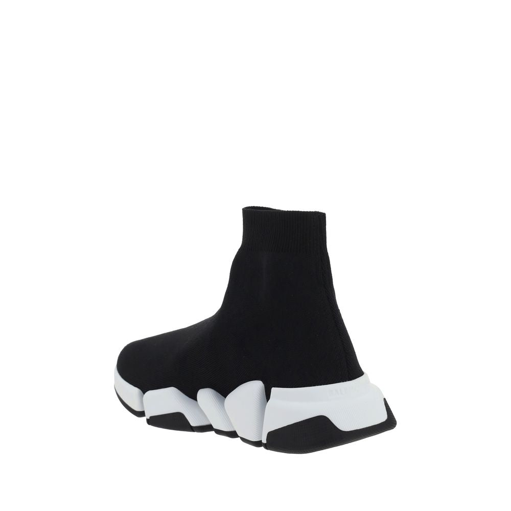 Balenciaga Black Polyester Athletic Sneakers