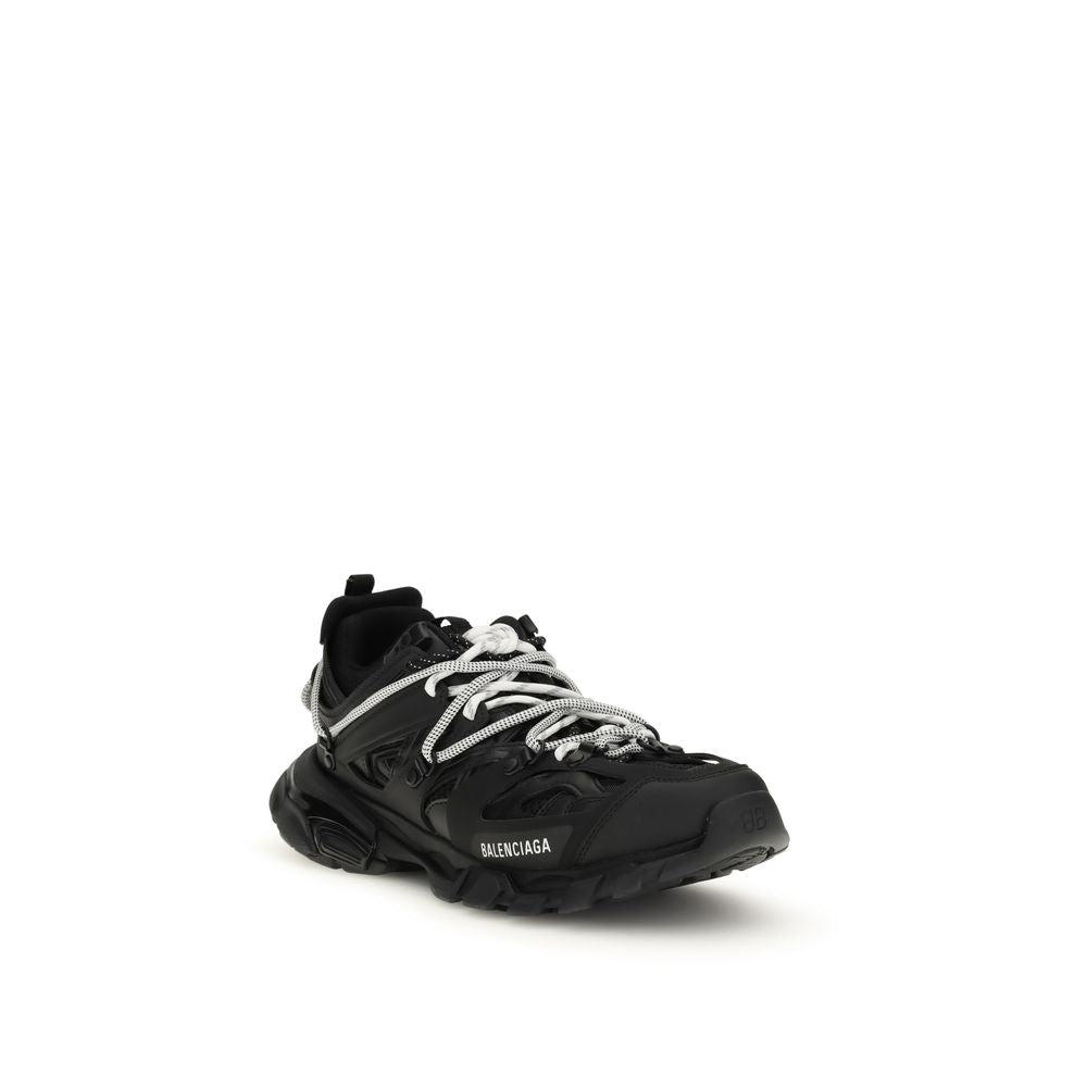 Balenciaga Black Polyethylene Athletic Sneakers