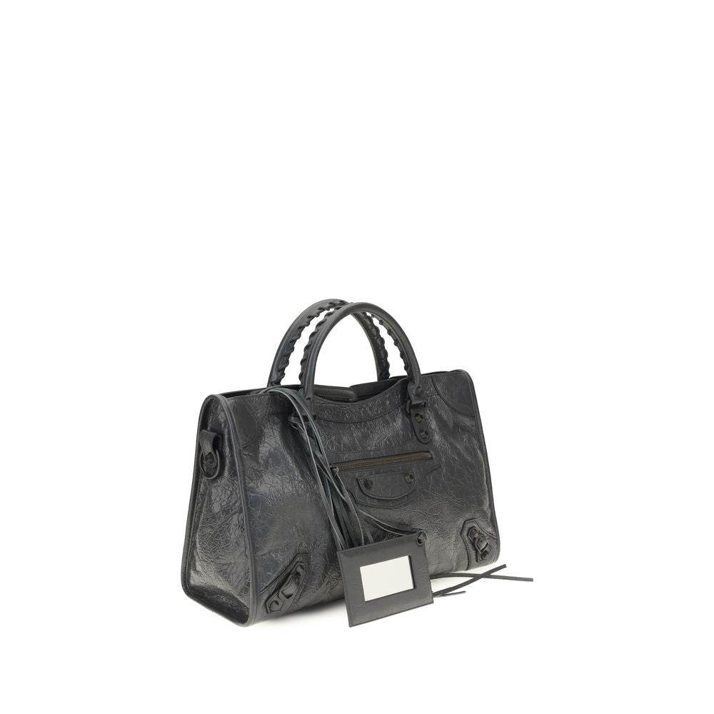 Balenciaga Gray Lamb Ovis Aries Aries Shoulder Bag