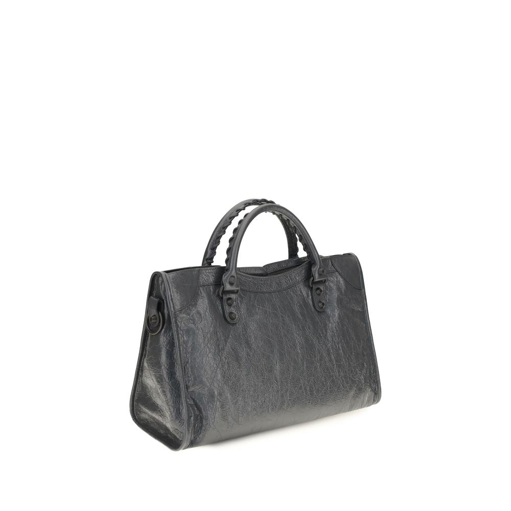 Balenciaga Gray Lamb Ovis Aries Aries Shoulder Bag