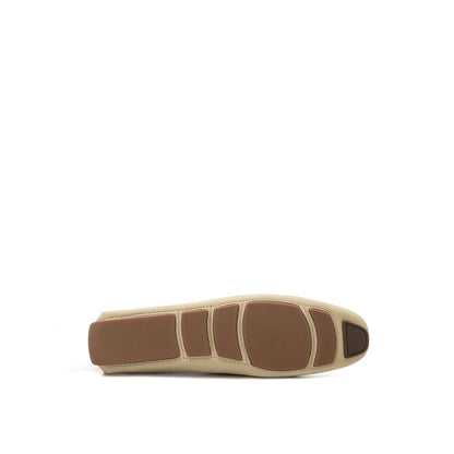 Bally Beige Leather Loafers