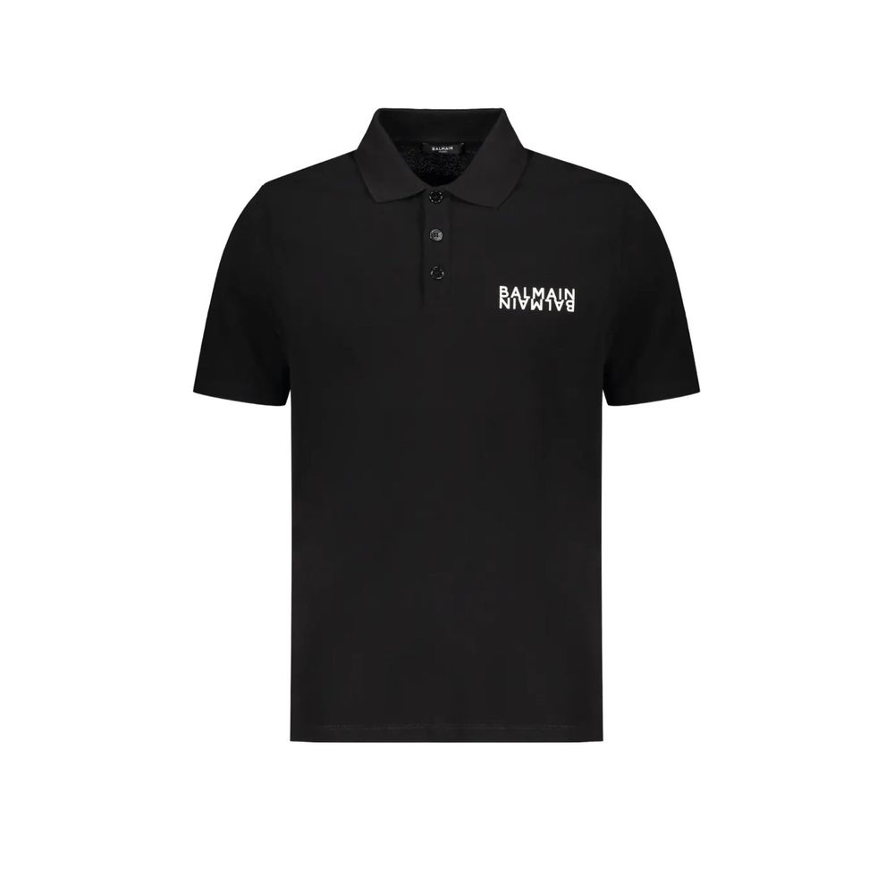 Balmain Black Cotton Shirt