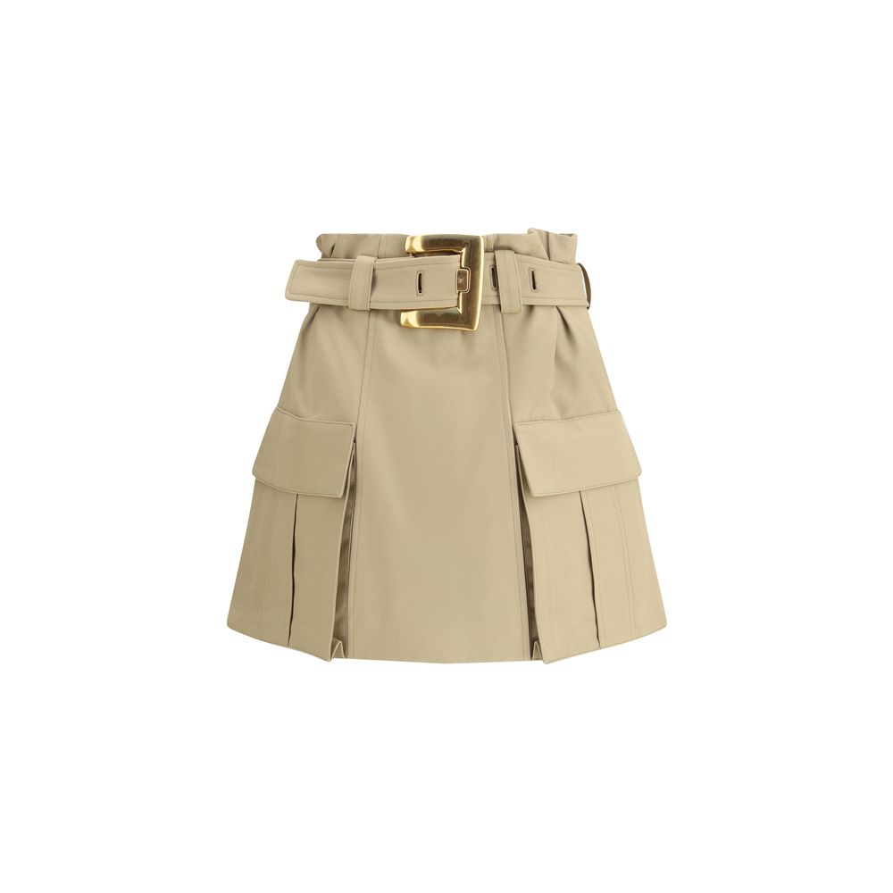 Balmain Cargo Miniskirt