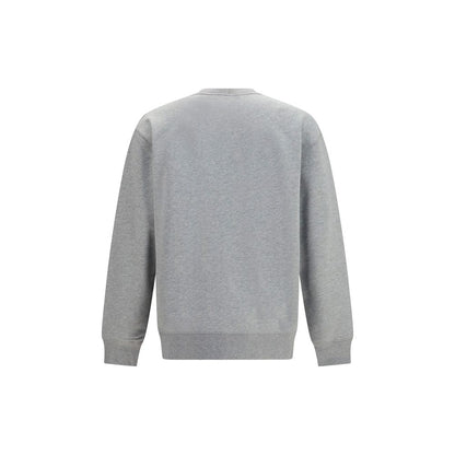 Balmain Gray Cotton Sweatshirt