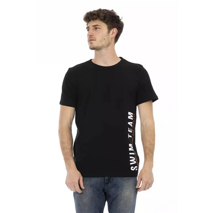 Bikkembergs Black Cotton Men T-Shirt