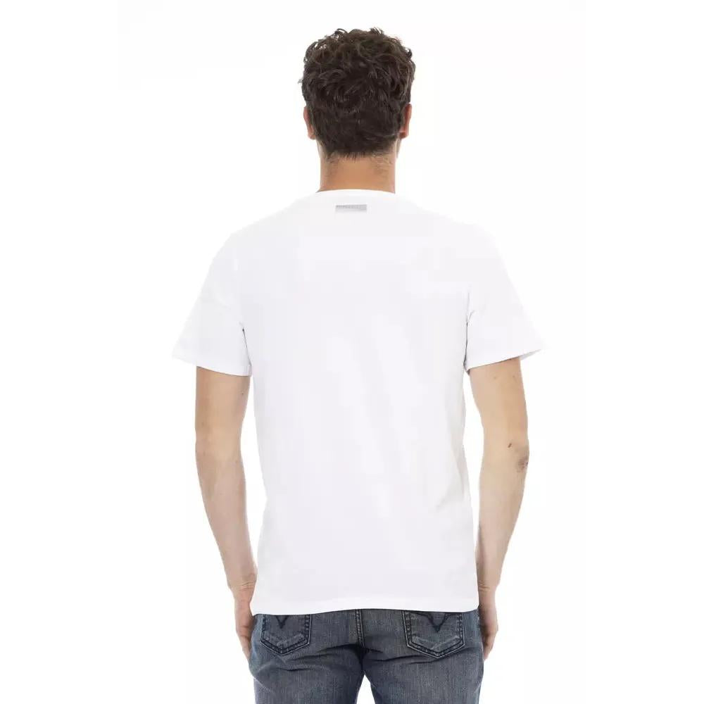 Bikkembergs White Cotton Men T-Shirt