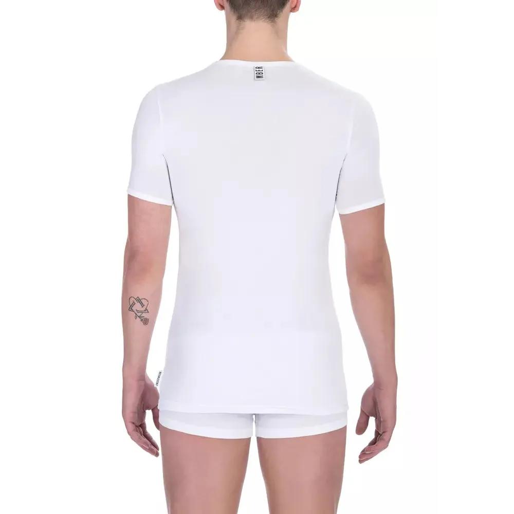 Bikkembergs White Cotton Men's T-Shirt