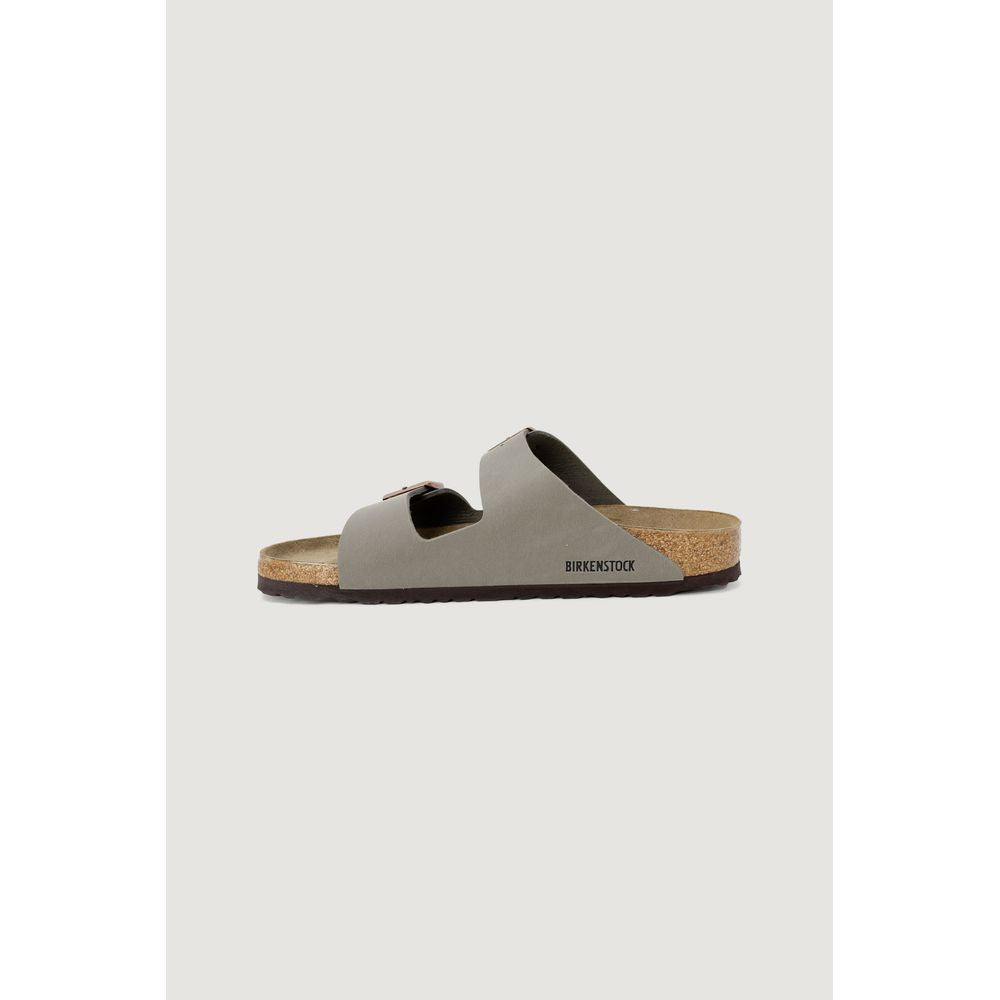 Birkenstock Gray Synthetic Strap-On Sandals