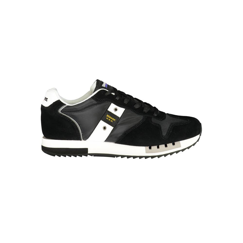 Blauer Black Polyester Men Sneakers