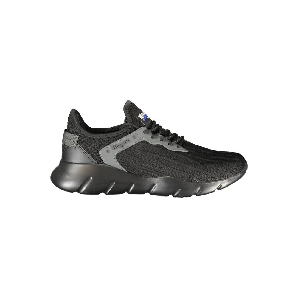 Blauer Black Polyester Men Sneakers