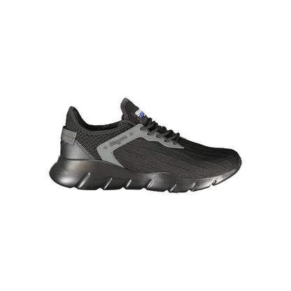 Blauer Black Polyester Men Sneakers