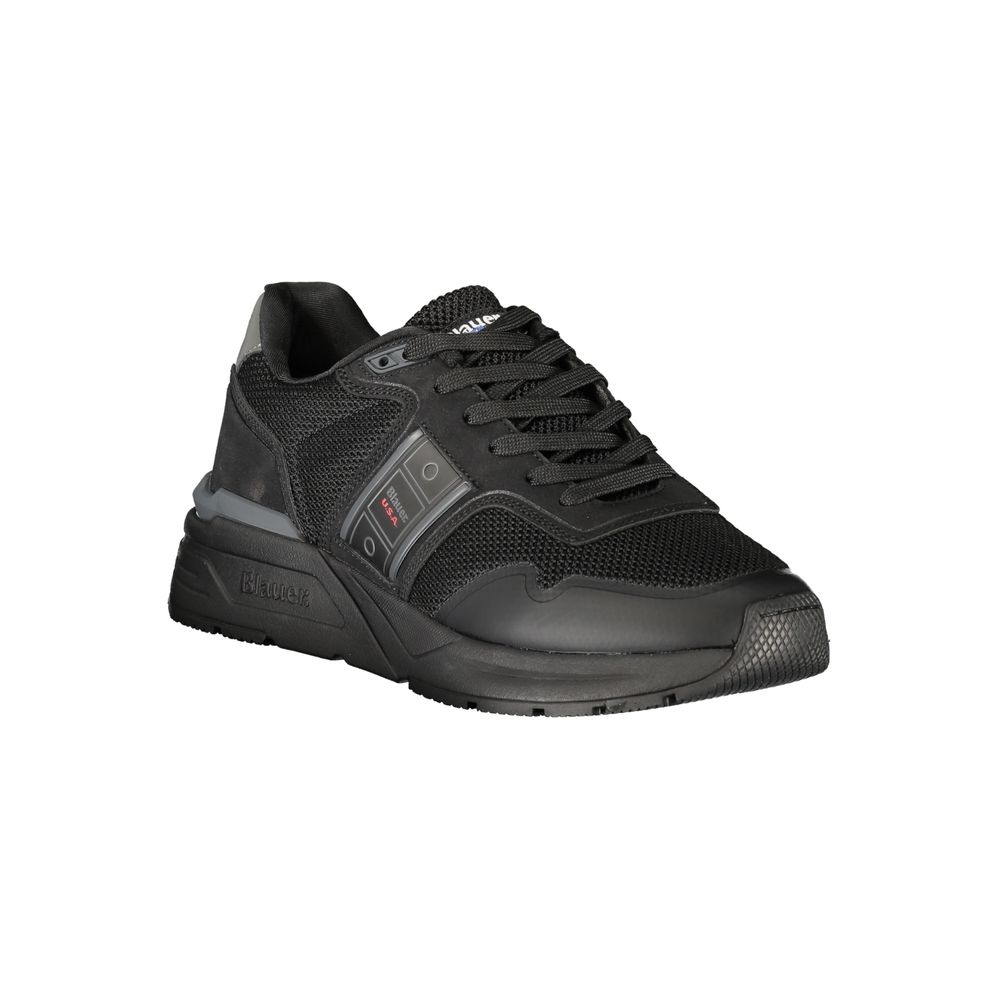 Blauer Black Polyester Mens Sneakers