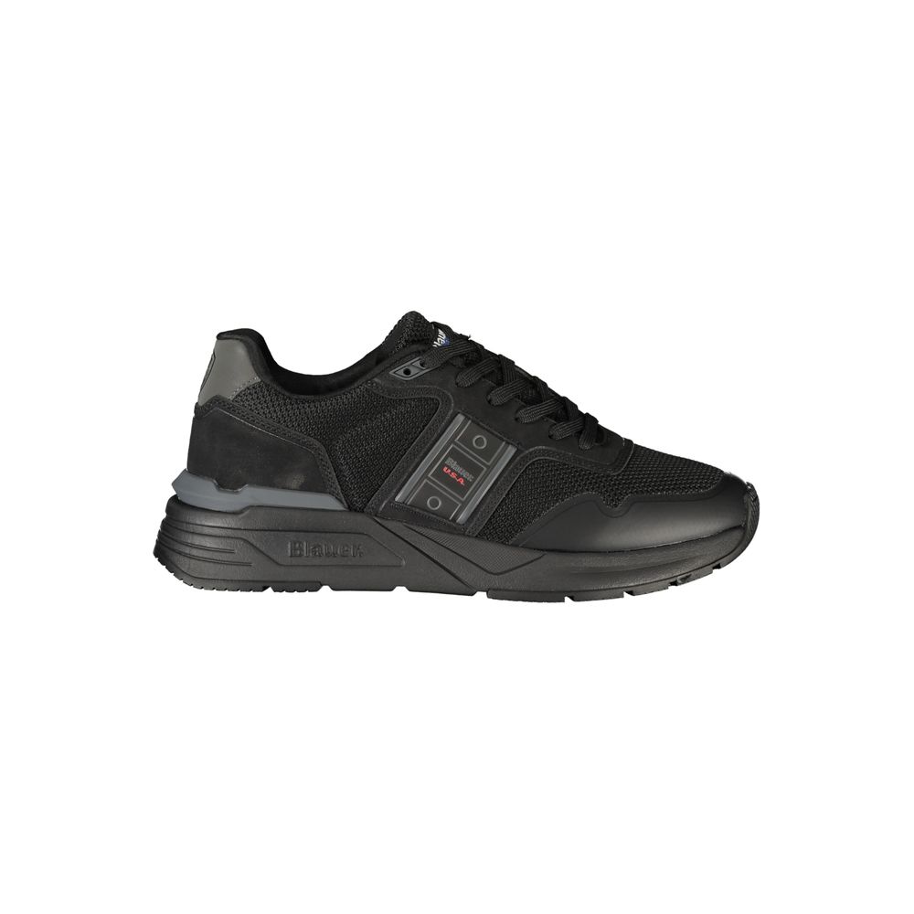 Blauer Black Polyester Mens Sneakers