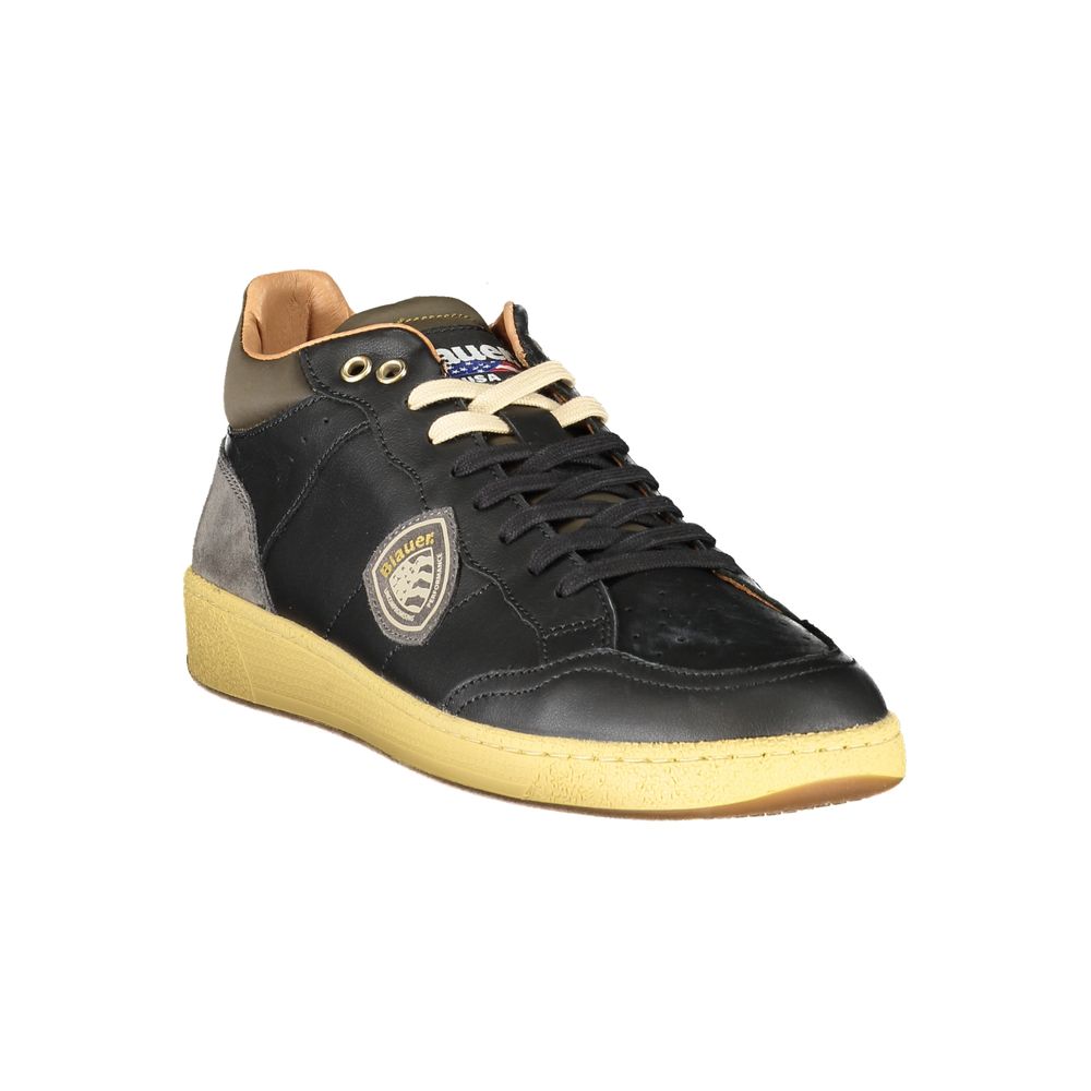 Blauer Black Polyester Sneakers