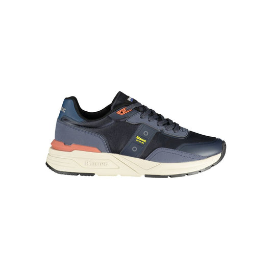 Blauer Blue Polyurethane Men Sneaker