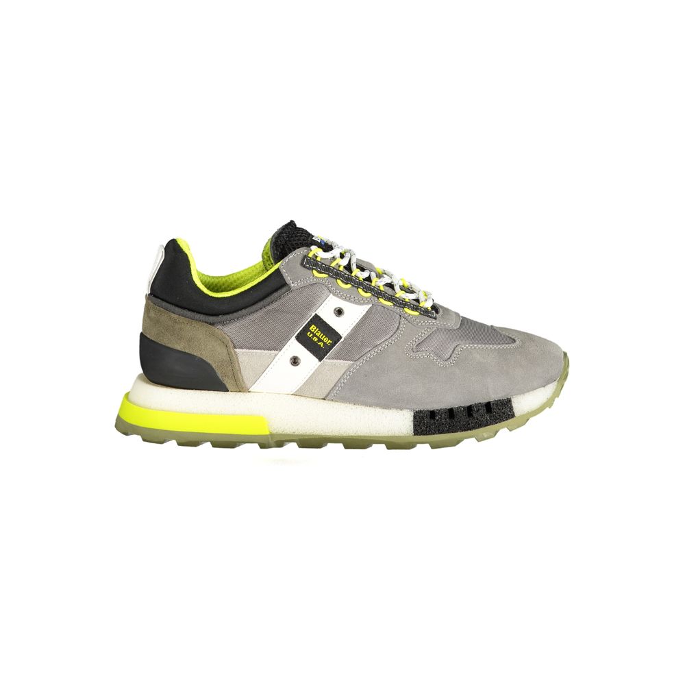 Blauer Gray Polyethylene Men Sneakers