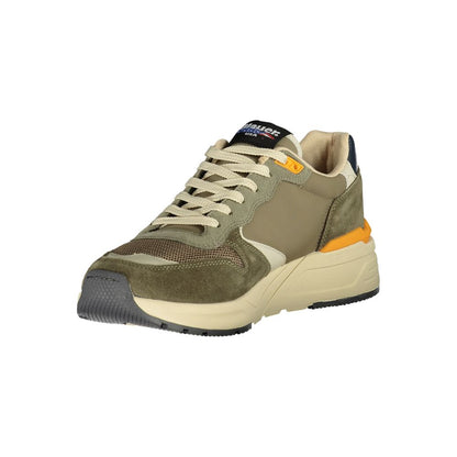 Blauer Green Polyester Men Sneakers